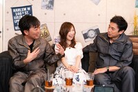 「ビニールハウス～恋愛促成栽培～」初回のワンシーン。(c)BSフジ