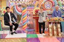 「ロンドンハーツ」に出演する（左から）パンサー尾形、ロンドンブーツ1号2号。(c)テレビ朝日