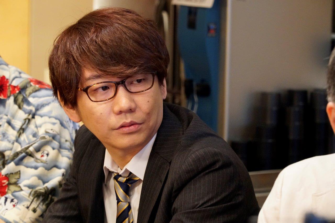 「ラーメン大好き小泉さん 2019春SP」にゲスト出演する三四郎・小宮。(c)フジテレビ