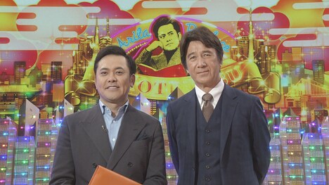 有田P（左）とゲストの草刈正雄（右）。(c)NHK