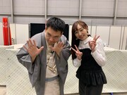 （左から）神田松之丞と須田亜香里。(c)テレビ朝日