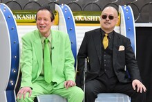 吉本新喜劇の中條健一、予備校講師の神野正史さん。(c)MBS