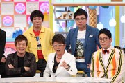(前列左から)ヒロミ、哀川翔、ビビる大木と、銀シャリ(後列)。(c)フジテレビ