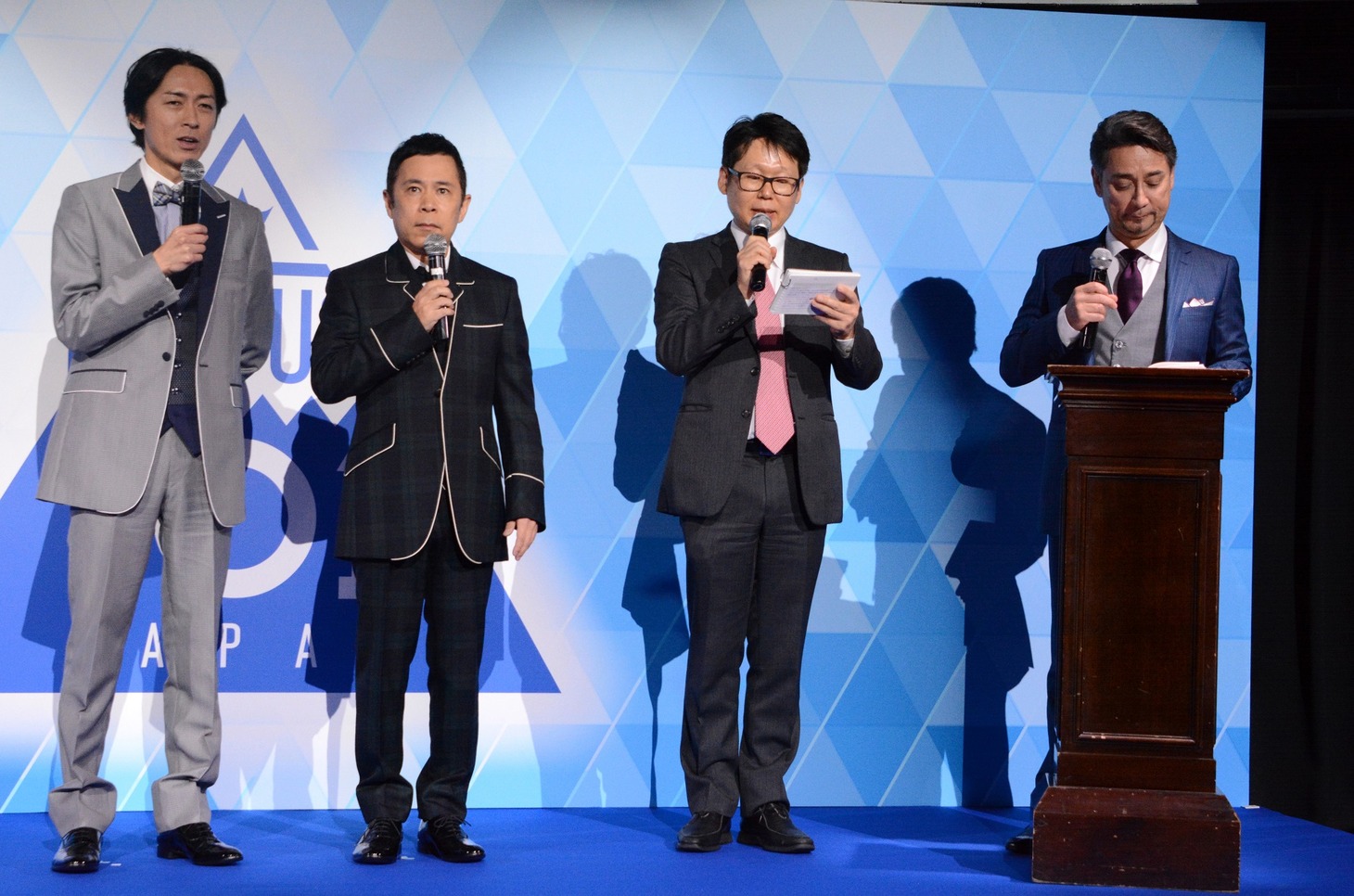 「PRODUCE 101 JAPAN」概要発表会見の様子。