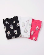 総柄スウェットTシャツ