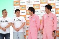 左からサンドウィッチマン、狩野英孝、パンサー尾形。