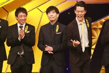 「IPPONグランプリ」に初出場する（左から）さらば青春の光・森田、インパルス板倉、霜降り明星・粗品。(c)フジテレビ