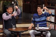 「石橋貴明のたいむとんねる」に出演する(左から)カンニング竹山、石橋貴明。(c)フジテレビ