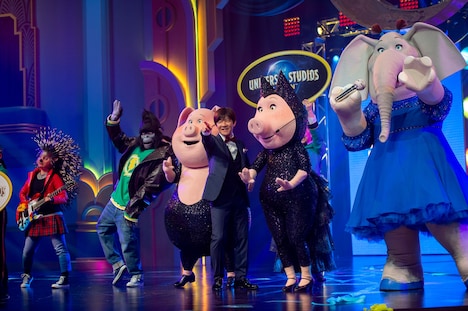 「SING ON TOUR」オープニングセレモニーの様子。（画像提供：ユニバーサル・スタジオ・ジャパン ）