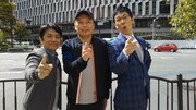 左から中川家、浅越ゴエ。(c)テレビ大阪