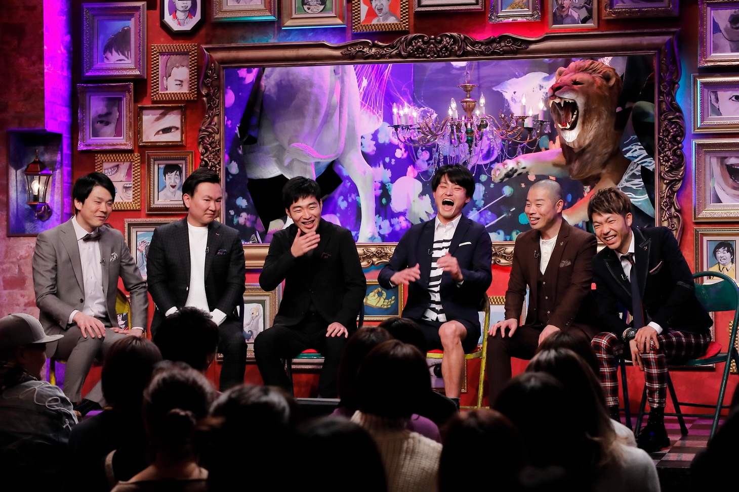 「もう少し、嫌な奴」に出演する（左から）かまいたち、ジャルジャル、アキナ。(c)ABC
