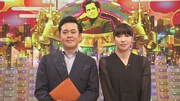 有田P(左)とゲストの水野美紀(右)。