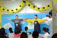 ワークショップの途中、何度も「T」を見つけたチョコレートプラネット。