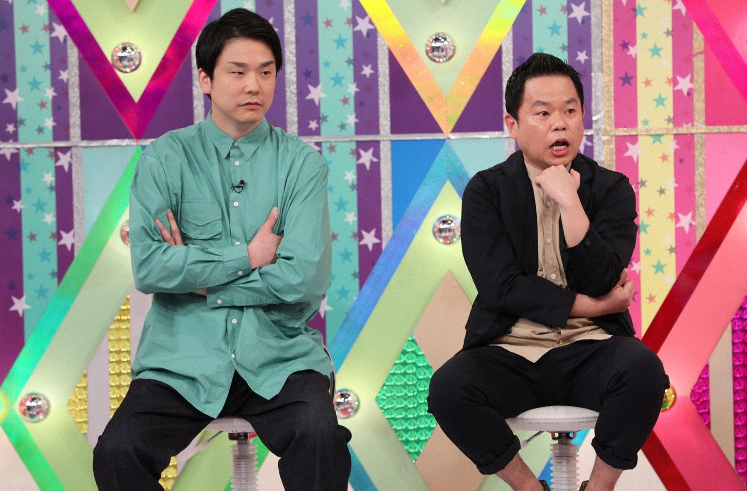 「ロンドンハーツ」に出演する（左から）かまいたち濱家、ダイアン津田。(c)テレビ朝日