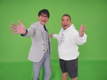 左からずん飯尾、出川哲朗。(c)静岡第一テレビ