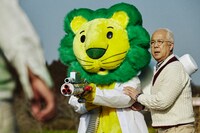 Webムービー「『HAVE A NICE DAY』～ゾンビ臭よ、ごきげんよう～」撮影中の様子。