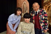 「A-Studio」に出演する(左から)上白石萌歌、黒柳徹子、笑福亭鶴瓶。(c)TBS