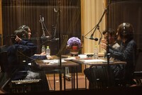 企画コーナー収録中のヤバイTシャツ屋さん。(c)NHK