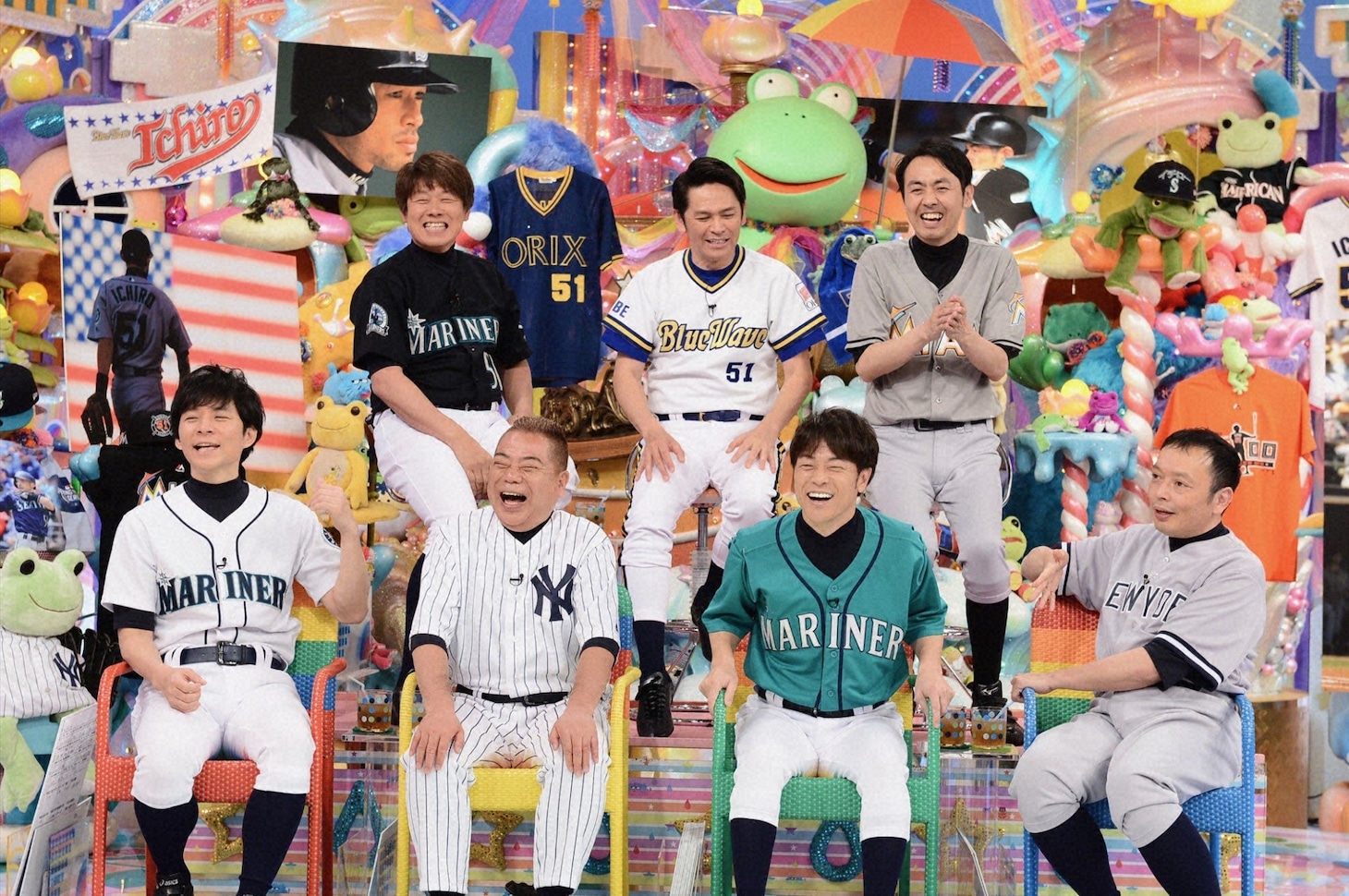 「アメトーーク！」に集結する「ありがとうイチロー芸人」。(c)テレビ朝日
