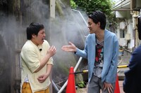 「冒険発掘バラエティ 霜降り明星のあてみなげ」のワンシーン。(c)静岡朝日テレビ