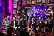 （左から）かまいたち、ジャルジャル、アキナ。(c)ABC