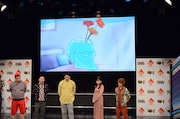 「花瓶(仮)」のデモ画面。アインシュタイン稲田の顔をモチーフにした花瓶が登場している。