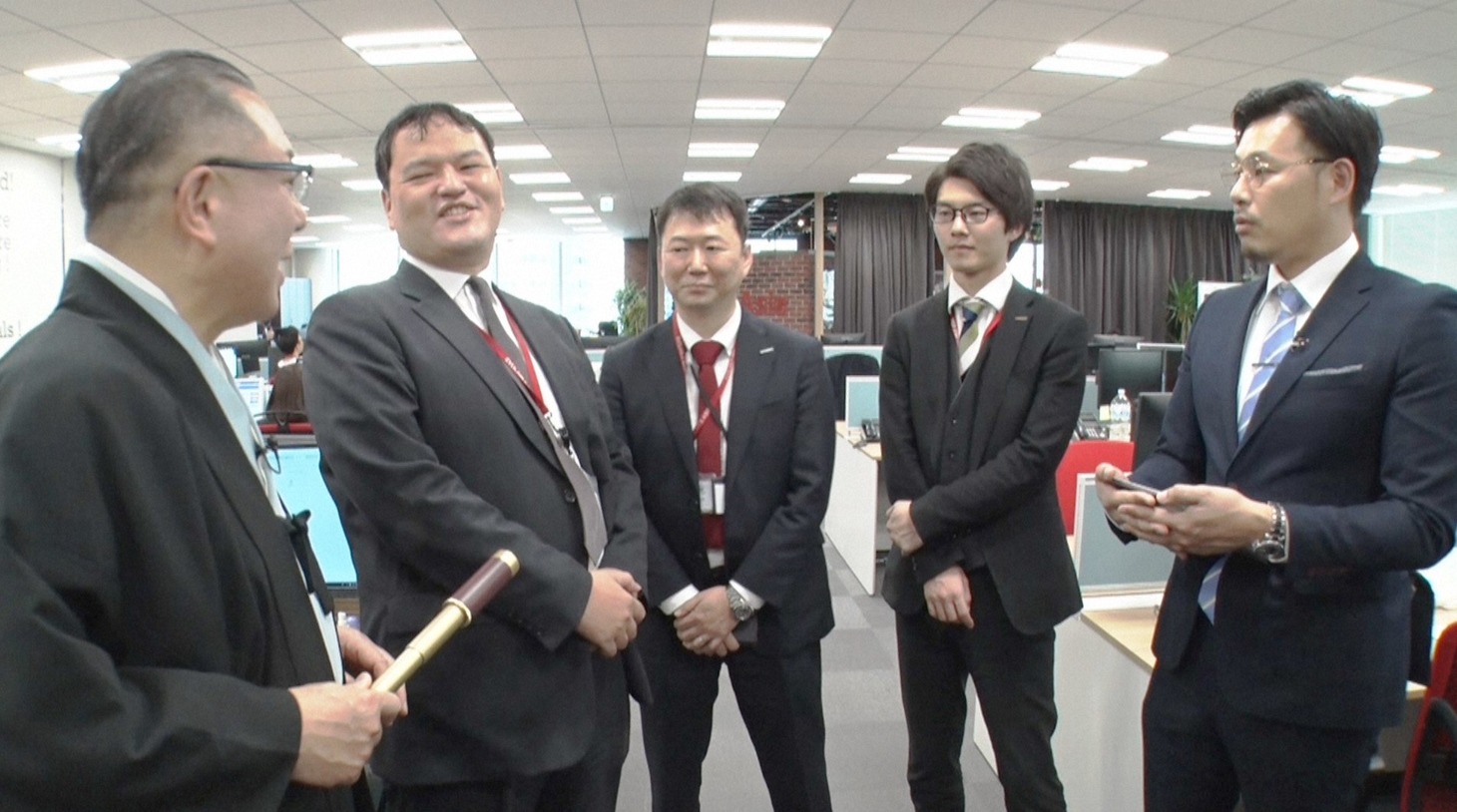 「今夜一杯どうですか？」のワンシーン。(c)TBS