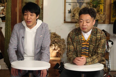 (左から)麒麟・川島、ダイアン・ユースケ。(c)関西テレビ