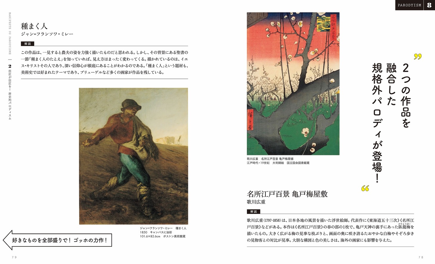「パロディスム宣言 笑い伝道師の名画鑑賞術」より。