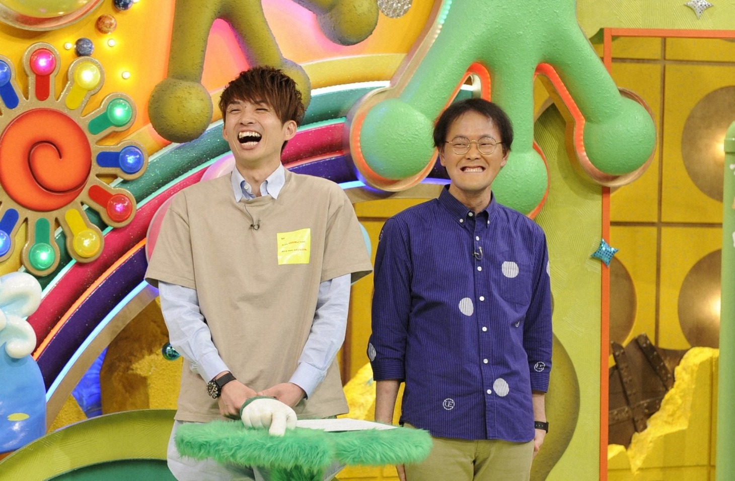「今ちゃんの『実は…』」に出演するアインシュタイン。(c)ABC