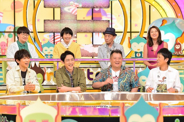 「ニンゲン観察バラエティ モニタリング」のスタジオのワンシーン。(c)TBS