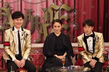 （左から）南原清隆、山口紗弥加、陣内智則。(c)フジテレビ