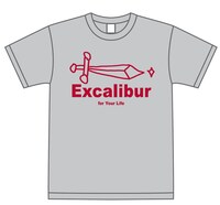 「人生に、エクスカリバーを。」Tシャツ（オートミール）