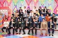 先輩たちの噂について語る若手芸人たち。(c)テレビ朝日