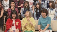 明石家さんまとトークするSHISHAMO。(c)NHK