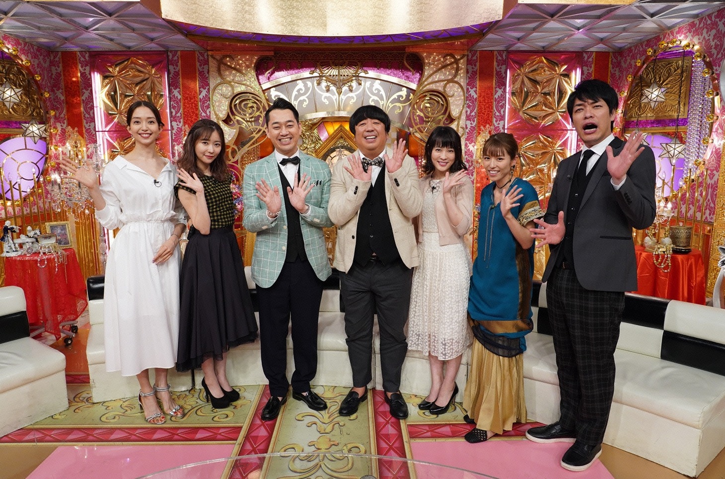「グレートコネクション」の出演者。 (c)日本テレビ