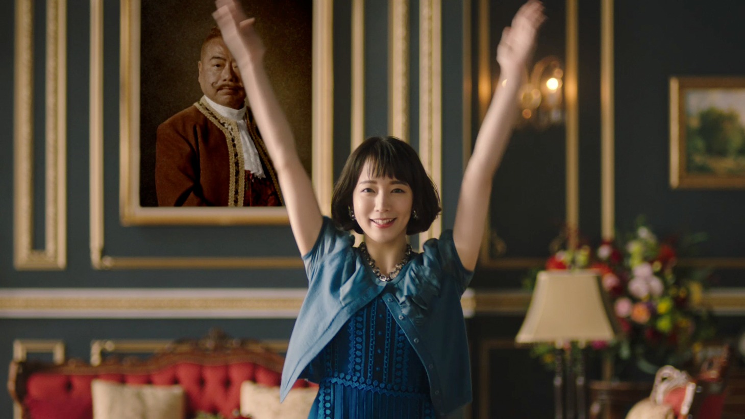 新CM「リビング」編のワンシーン。