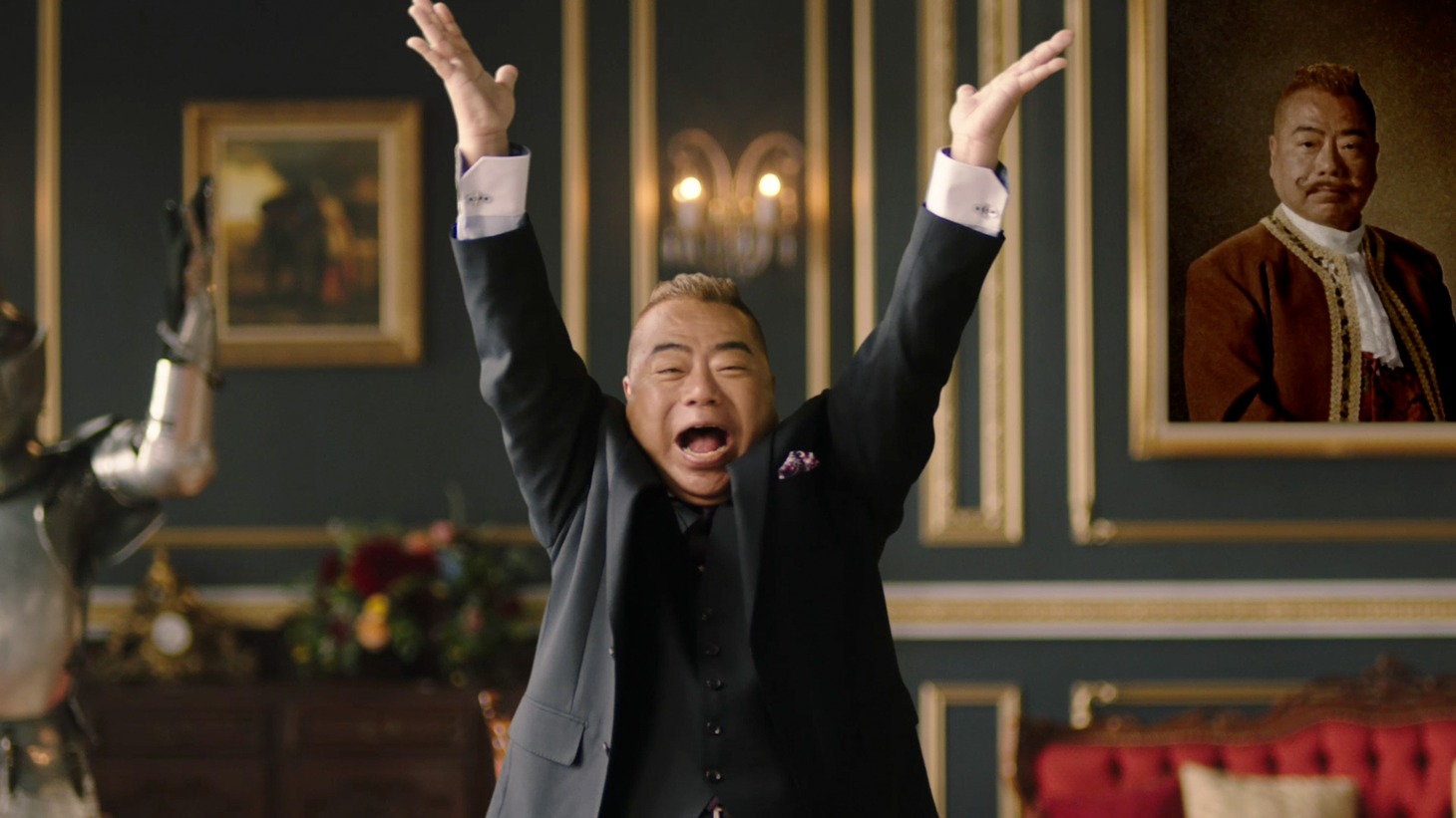 新CM「リビング」編のワンシーン。