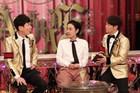 （左から）南原清隆、成田凌、陣内智則。(c)フジテレビ