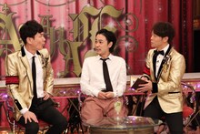 （左から）南原清隆、成田凌、陣内智則。(c)フジテレビ