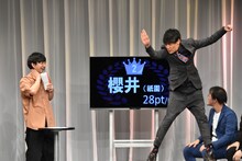 「性格悪そうランキング」2位に不満たっぷりの祇園・櫻井。