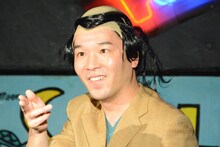 ハゲヅラを付けて勝負に臨んだ桐野安生。