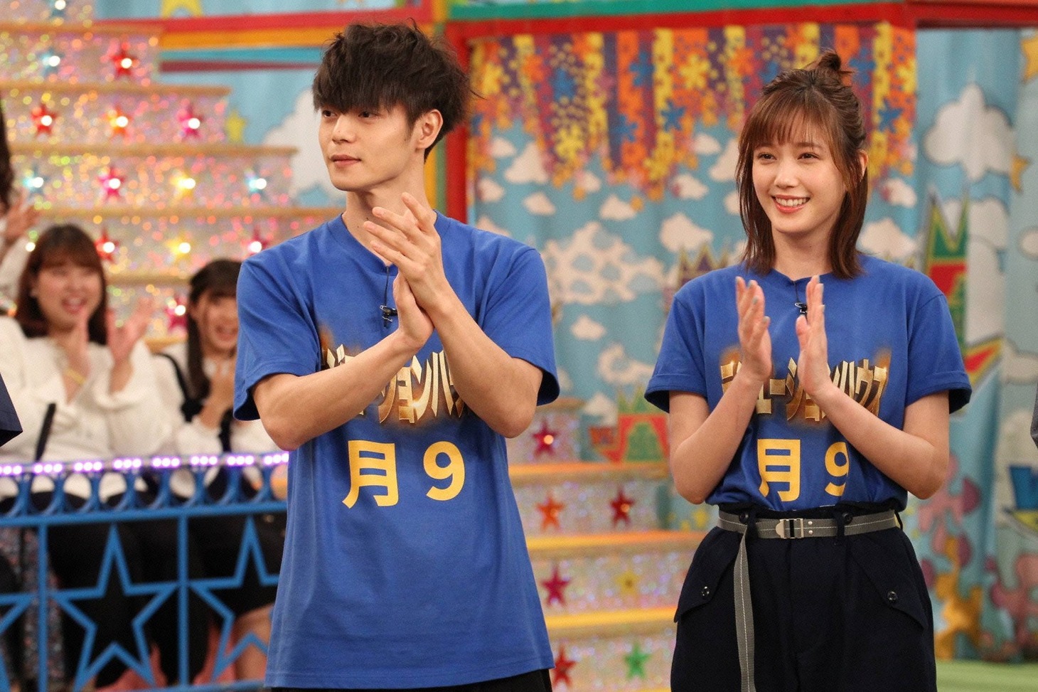 （左から）窪田正孝、本田翼。(c)フジテレビ