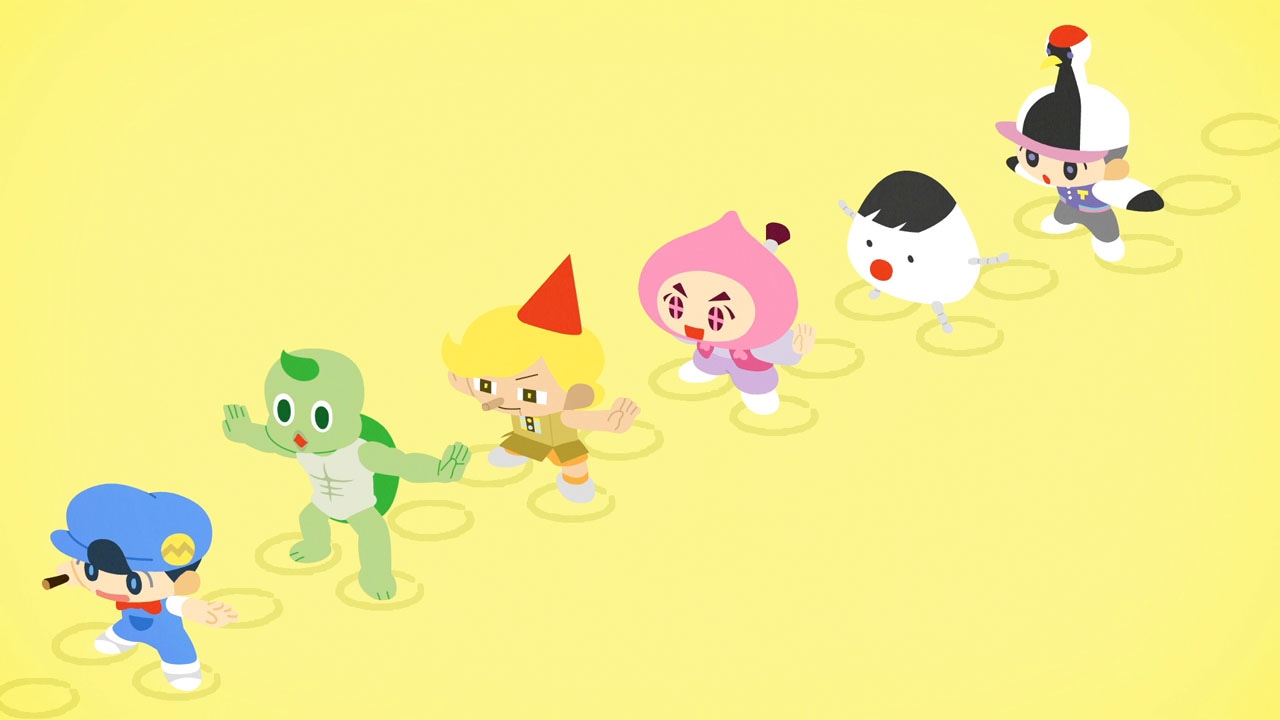 「あはれ！名作くん」EDアニメーションより。