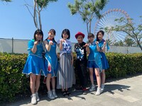 「BomberE」に出演するMICRO、望木聡子アナウンサー、TEAM SHACHI。(c)メ～テレ