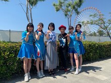 「BomberE」に出演するMICRO、望木聡子アナウンサー、TEAM SHACHI。(c)メ～テレ