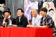 （左から）バイきんぐ小峠、くりぃむしちゅー有田、コロコロチキチキペッパーズ。(c)TBS
