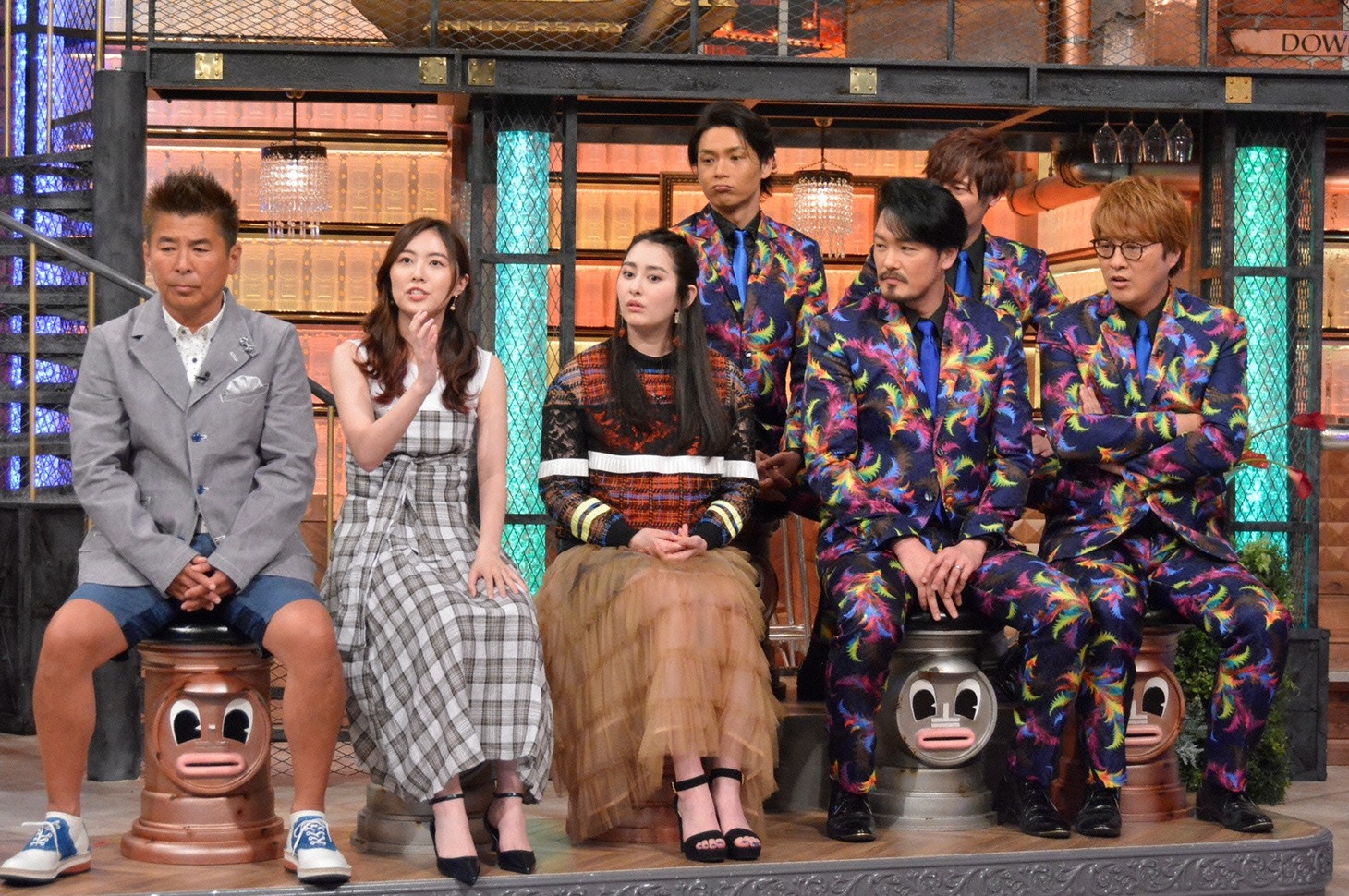 左から勝俣州和、松井珠理奈、早見あかり、純烈。(c)読売テレビ