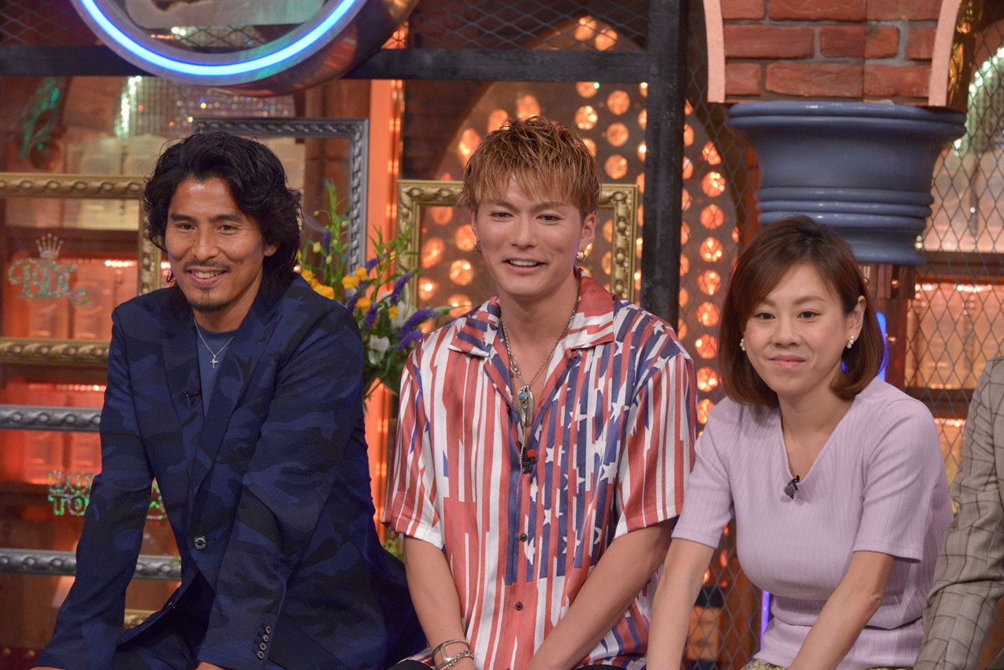 左から中澤佑二、EXILE SHOKICHI、高橋真麻。(c)読売テレビ