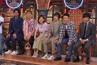左から中澤佑二、EXILE SHOKICHI、高橋真麻、紘毅、和牛。(c)読売テレビ